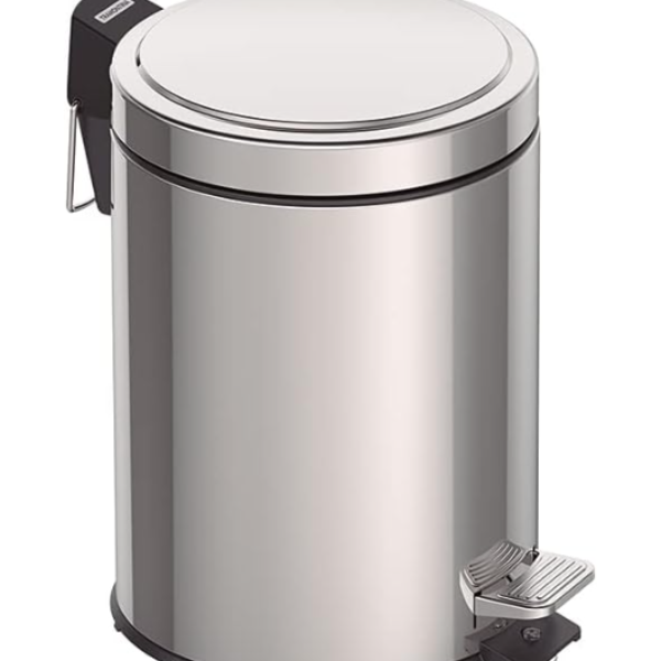 Lixeira com Pedal em Aço Inox Acabamento Tramontina Inox 